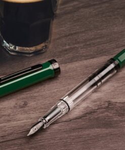 Alternative view of TWSBI ECO Irish Green With Onyx Fountain Pen